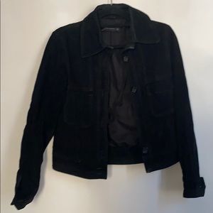 Zara Suede utility work Shirt Jacket Shacket